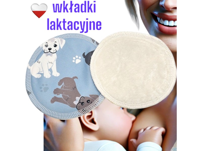 WKŁADKI LAKTACYJNE PUL bambus - PIESKI NIEBIESKIE