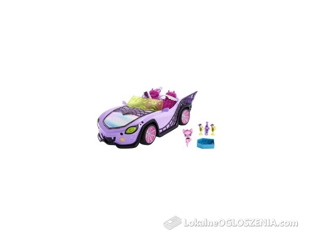 Mattel Monster High Fioletowy kabriolet HHK63