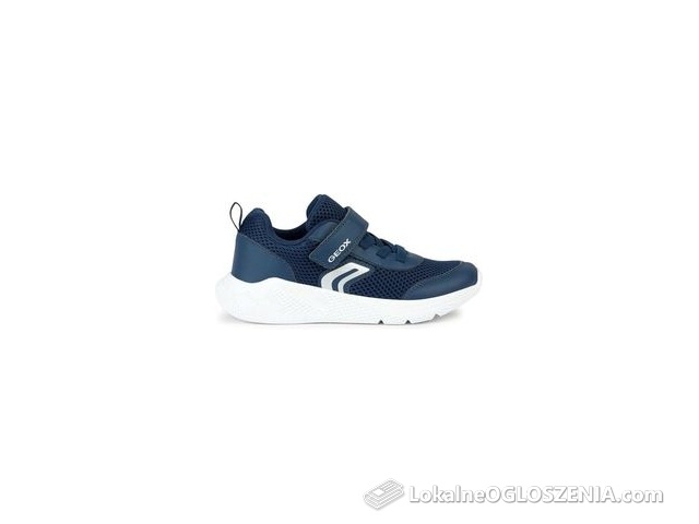 Geox Chłopięce J Sprintye Boy A Sneaker, Navy, 35 EU