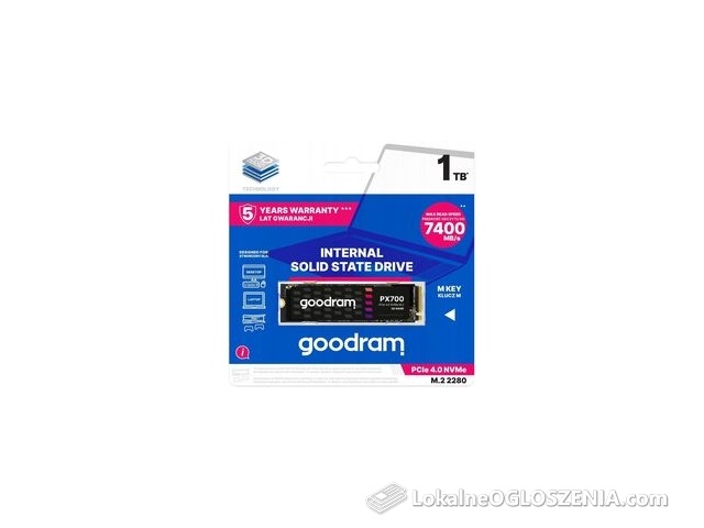 Goodram 1TB M.2 PCIe Gen4 NVMe PX700 (SSDPRPX70001T80)