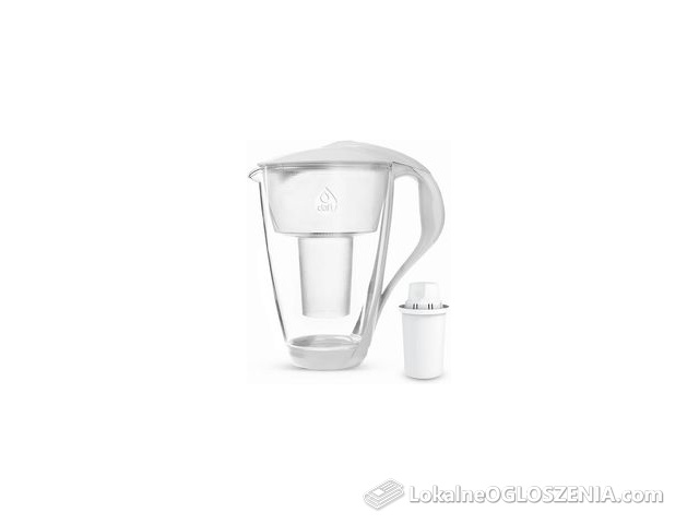 Dzbanek filtrujący Dafi CRYSTAL Classic 2L LED biały + filtr Classic