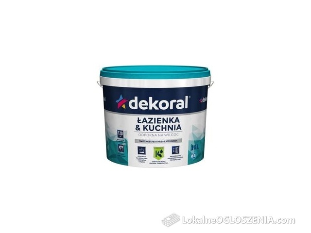 Dekoral ŁAZIENKA & KUCHNIA biały 10L