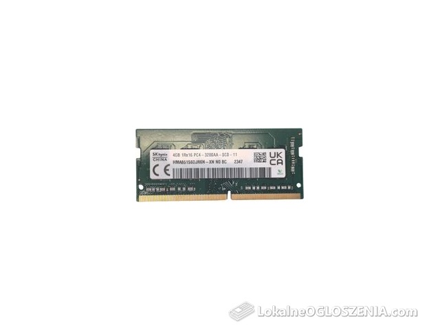 Sk Hynix Pamięć Ram Ddr4 Sodimm Hma851S6Djr6N-Xn 4Gb 3200Mhz (HMA851S6DJR6NXN)
