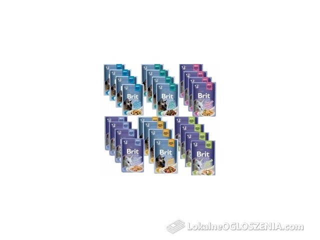 Brit Premium Cat  Fileciki mix 24x85g