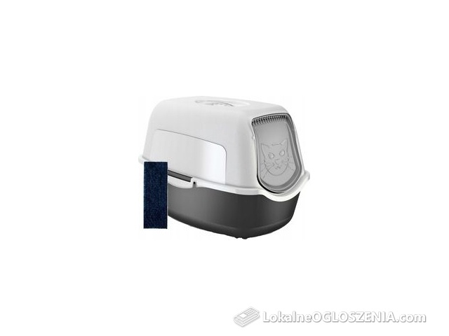 Rotho Zamknięta Duża Kuweta Dla Kota XL Kuweta Na Żwirek Dla Kota Z Filtrem