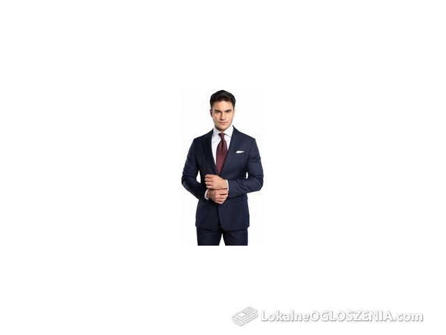 Granatowy garnitur XXX szyty na miarę  | kolekcja LUXURY