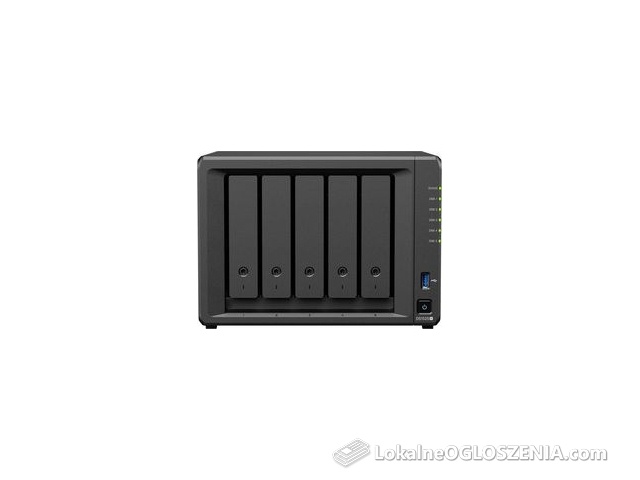 Serwer plików Synology DS1525+ 5-bay, AMD Ryzen V1500B 2-core 2.2 GHz, 8 GB DDR4 ECC, 2xM.2 (NVMe) 2x2,5GbE LAN, 2x USB 3.2,1x USB C