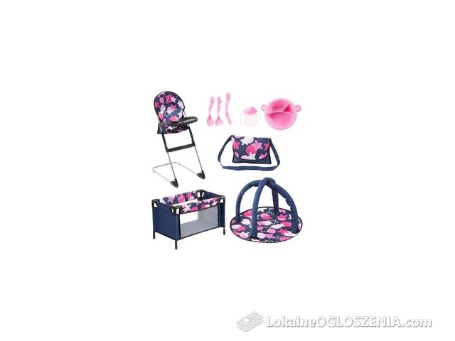 Bayer Design Zestaw Do Lalki 9W1 Różowy Niebieski