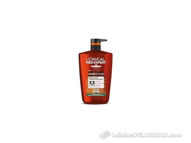 [AP] L'Oréal Paris Men Expert Barber Club 5w1 żel pod prysznic do mycia ciała włosów i brody 1L