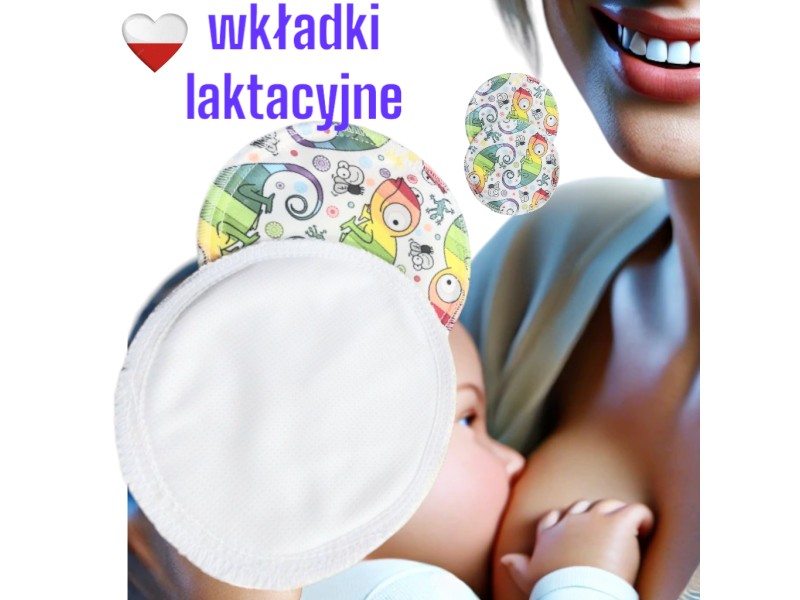 WKŁADKI LAKTACYJNE PUL coolmax - KAMELEONY