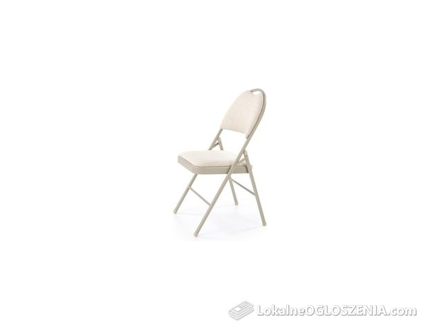 Halmar Krzesło Składane K566 Materiał Beżowy