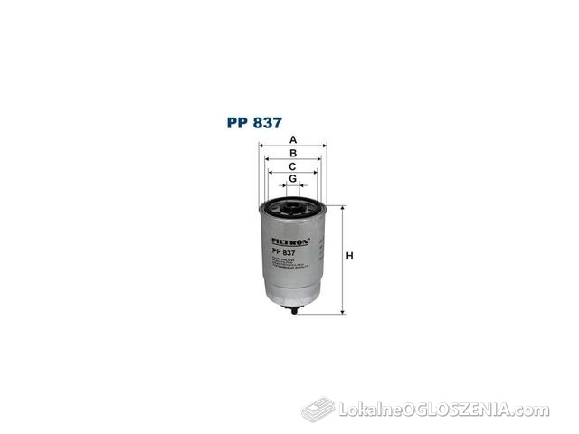 Filtr paliwa PP837 FILTRON