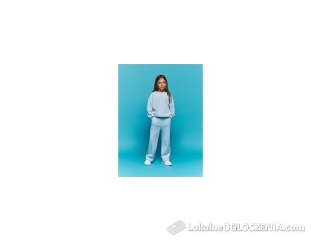 Reserved - Dzianinowy komplet - jasnoniebieski