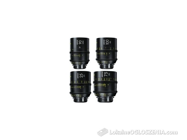 DZOFILM Vespid Prime 4-Lens Kit (25/75/100mm T2.1 + 90mm Macro T2.8) EF Mount (VV/FF)