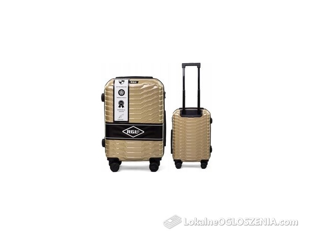 Mała Walizka Kabinowa L Na 4 Kółkach Podróżna Torba Policarbon Rgl