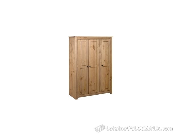 vidaXL Szafa trzydrzwiowa, 118 x 50 x 171,5 cm, sosna, seria Panama