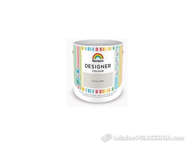Beckers Farba Lateksowa Do Ścian I Sufitów Designer Colour cotton candy 2,5L