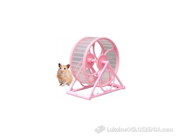 Karuzela Kołowrotek Dla Chomika Myszy Szczura Gryzoni Zamknięta Gl09 Różowa 1733509197