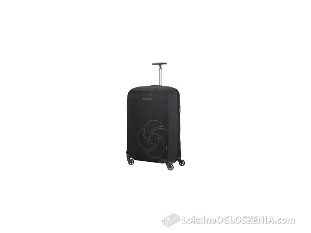 Pokrowiec na walizkę Samsonite Global Ta Foldable Luggage Cover L/M - black