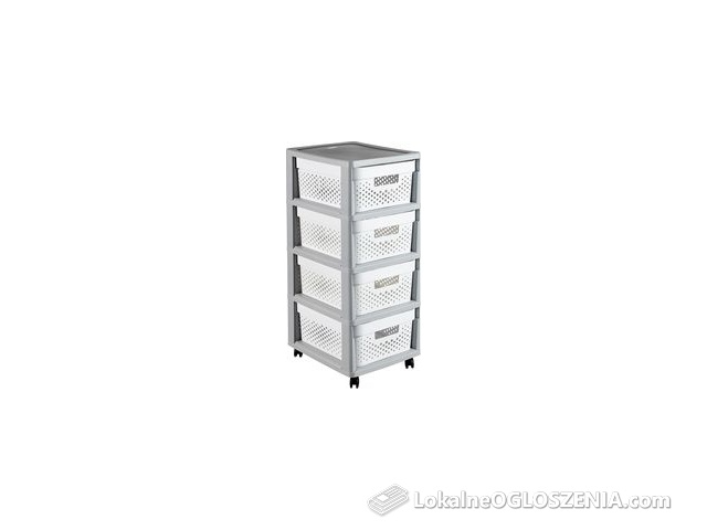 Knock Down Curver Regał z 4 Szufladami Infinity