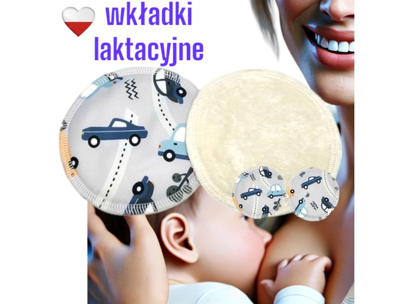 WKŁADKI LAKTACYJNE PUL bambus - SAMOCHODY