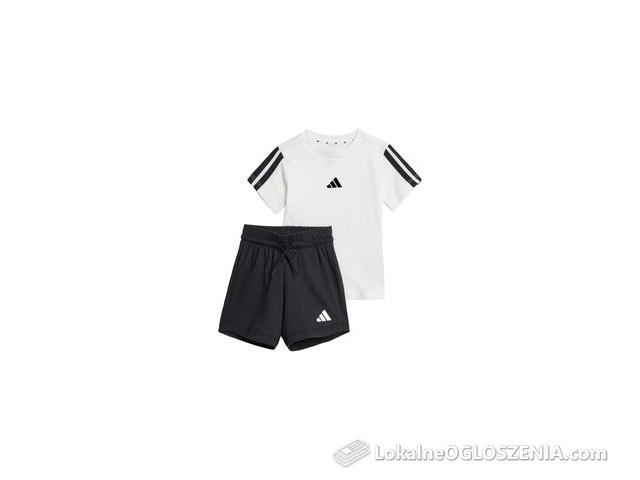 adidas ESSENTIALS T-SHIRT SET, dres treningowy Dziecko, Biały/Black,