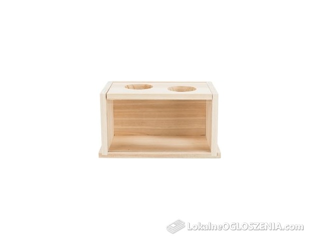 Trixie Basen Do Kąpieli Piaskowych Dla Myszy Chomików Drewno 20X12Cm