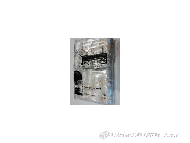 Czepek jednorazowy foliowy - 100szt