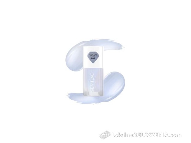 Semilac Blue Holo Glazed Top Do Lakierów Klasycznych 7ml