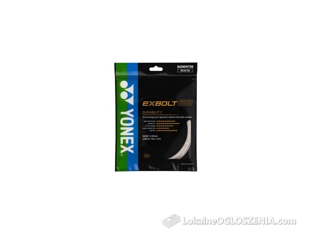 Yonex Exbolt 68 White (10m)