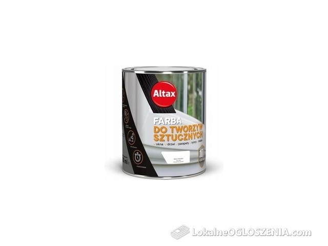 Altax Farba Do Tworzyw Sztucznych Pvc 0,75L Biała