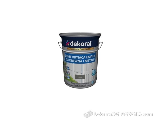 Dekoral Emakol Strong Szary Jasny 5l 