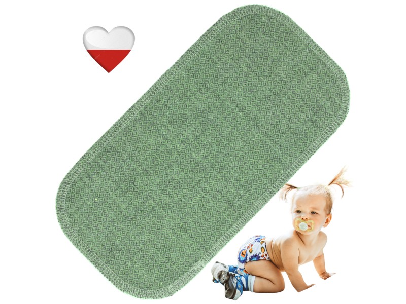 WKŁADKA WEŁNIANA ZIELONA JODEŁKA