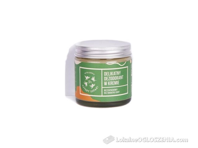 Cztery Szpaki Dezodorant w kremie bez dodatku sody bezzapachowy - 60 ml 