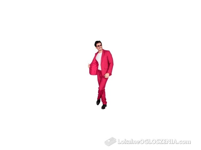 GARNITUR MĘSKI RÓŻOWY
