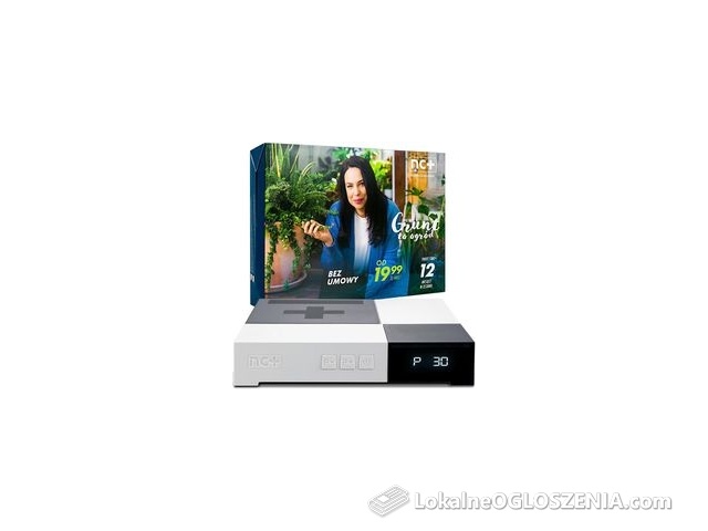 NC+ DEKODER SAGECOM DSIW74 Z USŁUGĄ TELEWIZJA NA KARTĘ (PAKIET START+ NA 12 M-CY) TNK312MSTBG5