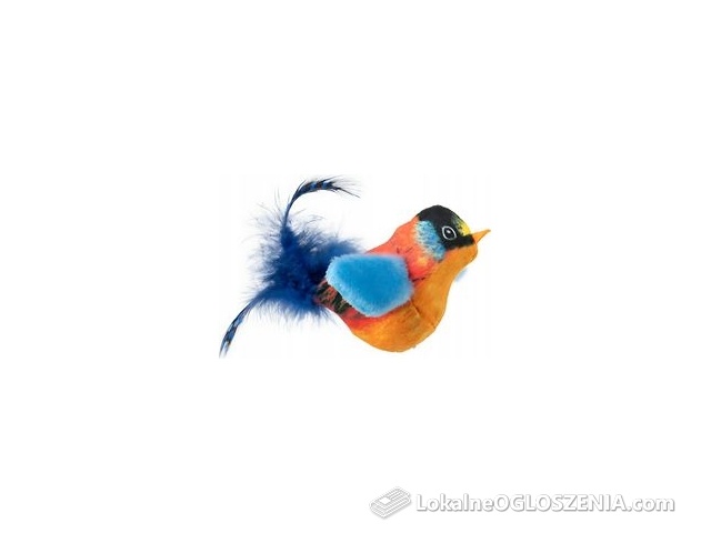 Ćwierkające Ptaszki Elemelki Interaktywna Zabawka Dla Kota Zimorodek