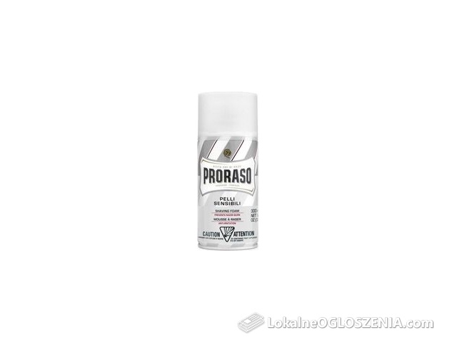 PRORASO Pianka do golenia zielona herbata owies skóra wrażliwa 300ml