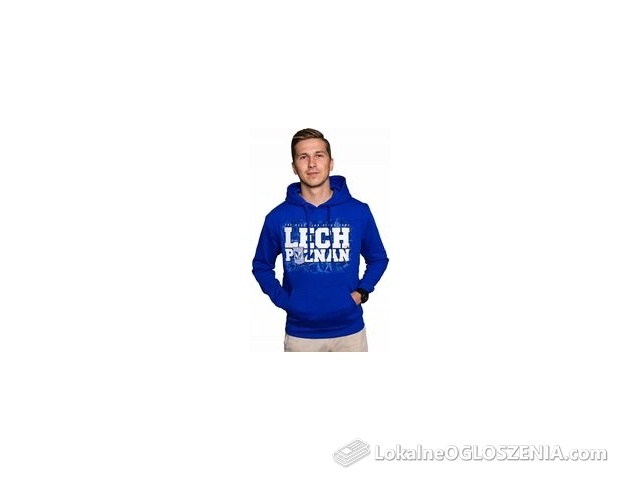 BLUZA LECH POZNAŃ THE BEST CLUB NIEBIESKA M