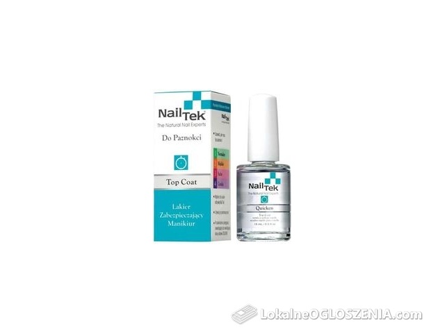 Nail Tek Quicken Top Coat Utwardzający lakier zabezpieczający manicure 15ml