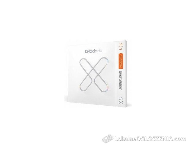D'Addario xsapb1047 Struny Do Gitary Akustycznej Phosphor Bronze, Extra Light, 10 47