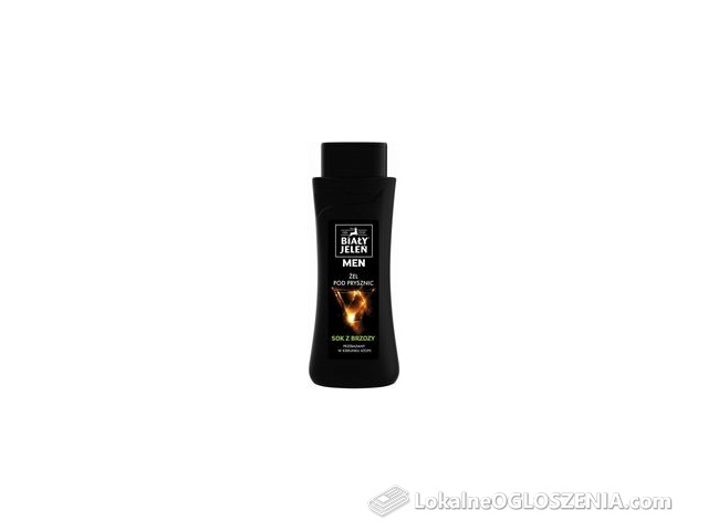 BIAŁY JELEŃ Żel pod Prysznic Hipoalergiczny dla Mężczyzn Premium 300ml z Ekstraktem z Brzozy