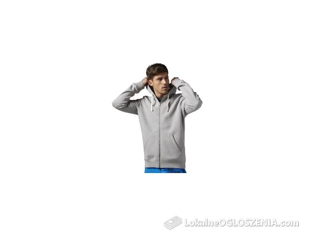 Męska bluza szara rozpinana Reebok EL Fleece FZ XL