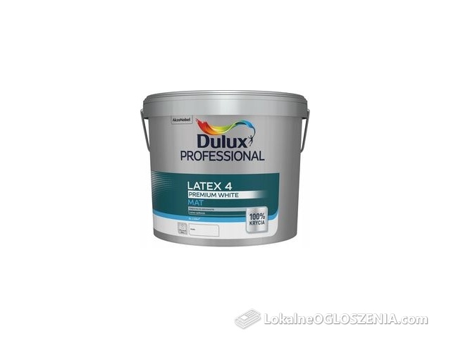 Dulux Professional Latex 4 Premium White Biała 9L
