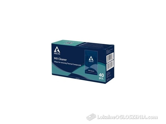 Chusteczki Arctic MX Cleaner do usuwania pasty termoprzewodzącej (opakowanie 40 szt)