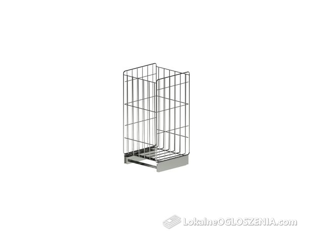 Oristo Kosz Do Szafki Łazienkowej 30cm Silver