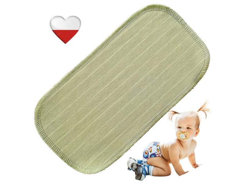 WKŁADKA WEŁNIANA ZIELONE PASY