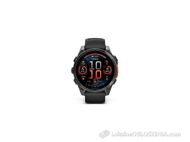 Garmin Fenix 8 47mm Slate grey z czarnym paskiem