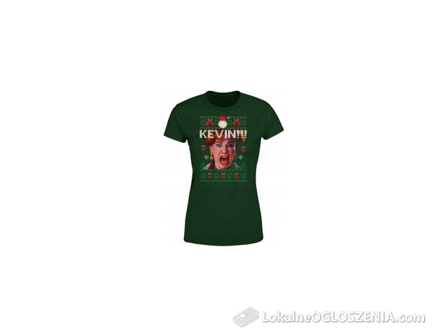 Koszulka damska Świąteczna z motywem Kevin Sam w domu!!!