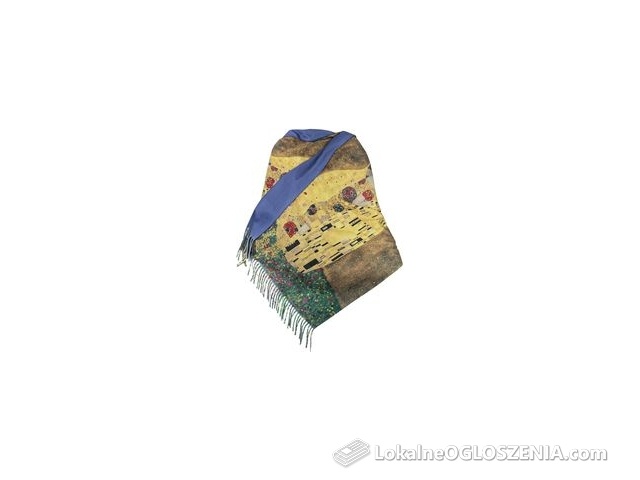 Agrafka Gruby Oryginalny Długi Modny Szal Obrazy